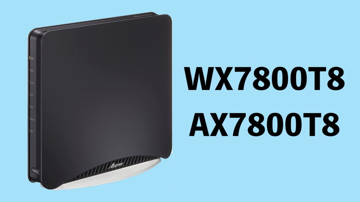 NEC PA-WX7800T8 無線LANルータ Aterm